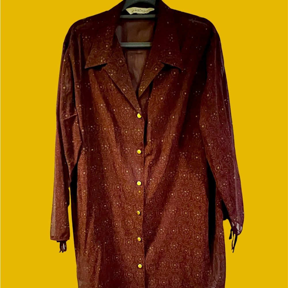 Burgundy pants set